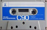 Compact Cassette Teac 90 "TEAC Enterprise" Type I Normal 1976 Japan