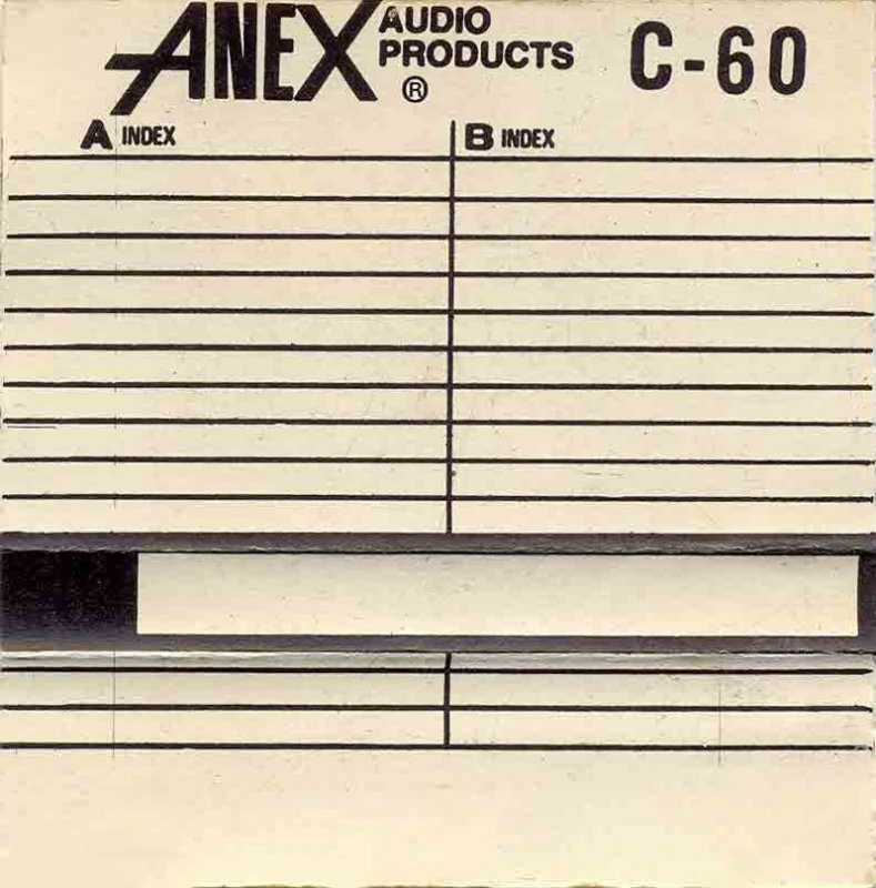 Compact Cassette: Unknown Anex -  60