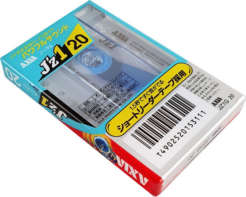 Compact Cassette AXIA J`z 1 20 "JZ1G 20" Type I Normal 1997 Japan