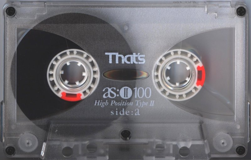 Compact Cassette Thats AS II 100 Type II Chrome 1990 Europe