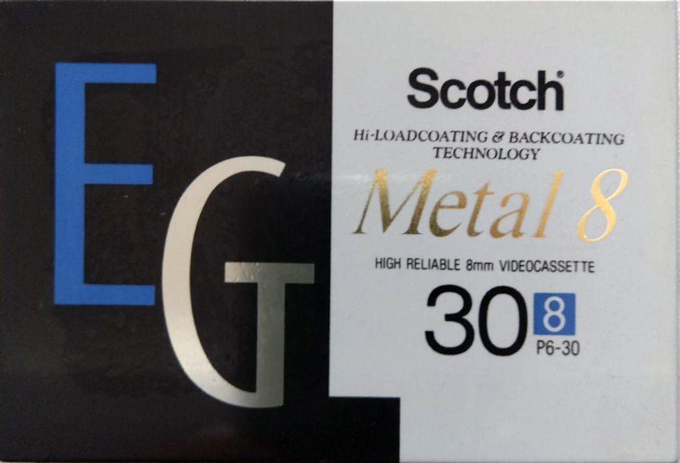 Video8, Hi8, Digital8 Scotch EG 30 Type IV Metal 1992 Japan