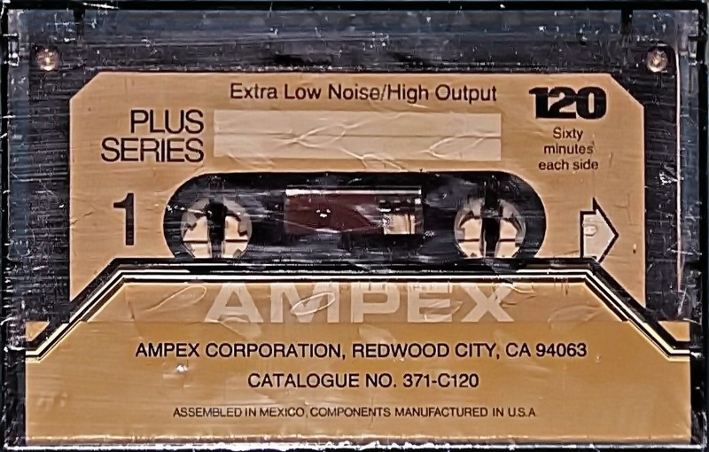 Compact Cassette Ampex Plus Series 120 Type I Normal 1978 Mexico