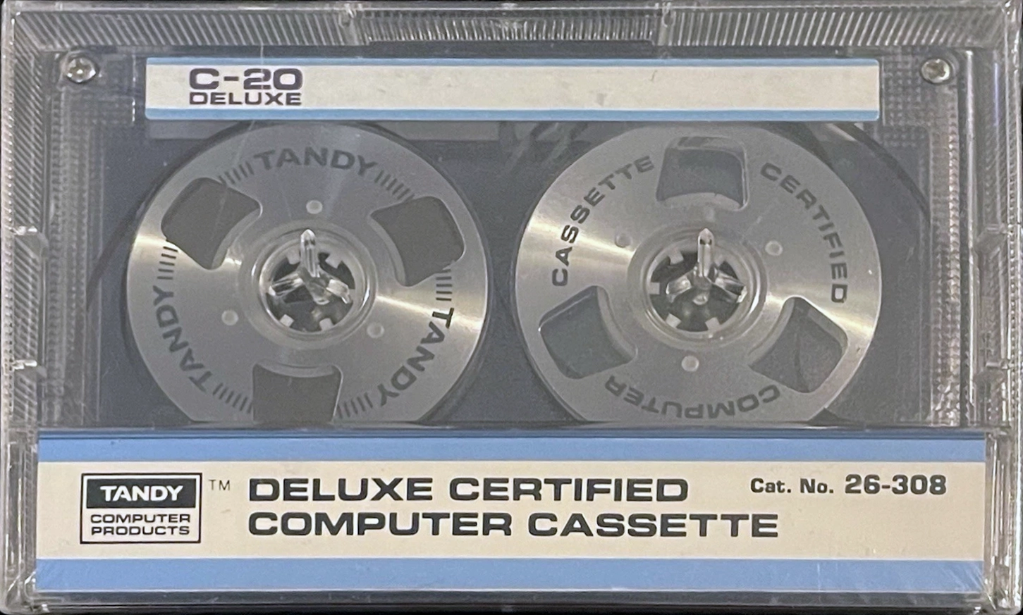 Compact Cassette Tandy 20 "Cat. No/ 26-308" Computer Cassette USA