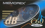 Compact Cassette Memorex dB 60 Type I Normal 1993 Europe