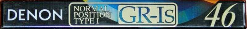 Compact Cassette Denon GR-Is 46 "GR-1S 46W" Type I Normal 1993 Japan