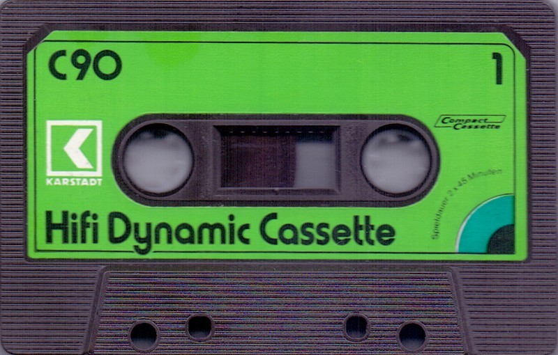Compact Cassette Karstadt HiFi Dynamic 90 Type I Normal 1977 Germany