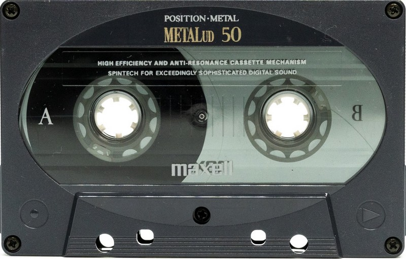 Compact Cassette Maxell Metal UD 50 "M-UD50(F)" Type IV Metal 1992 Japan