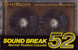 Compact Cassette Hitachi Sound Break 52 Type I Normal 1985 Japan