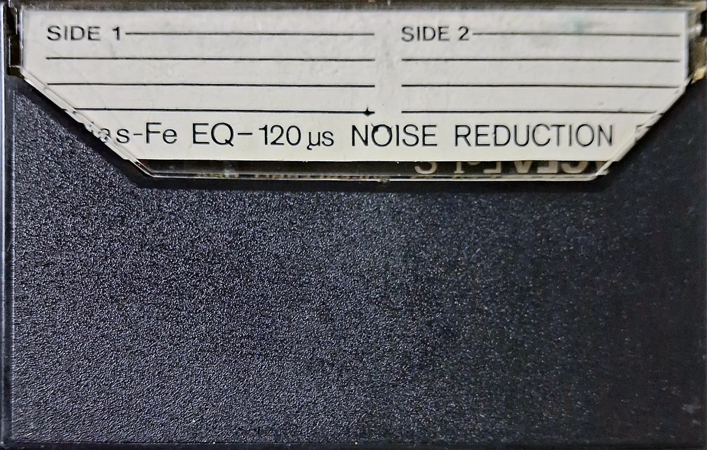 Compact Cassette Olmark Supeferro HDX 60 "AGFA Fe-I S" Type I Normal 1986 Germany