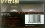 Compact Cassette Maxtel 46 "MX-CD" Type I Normal Japan