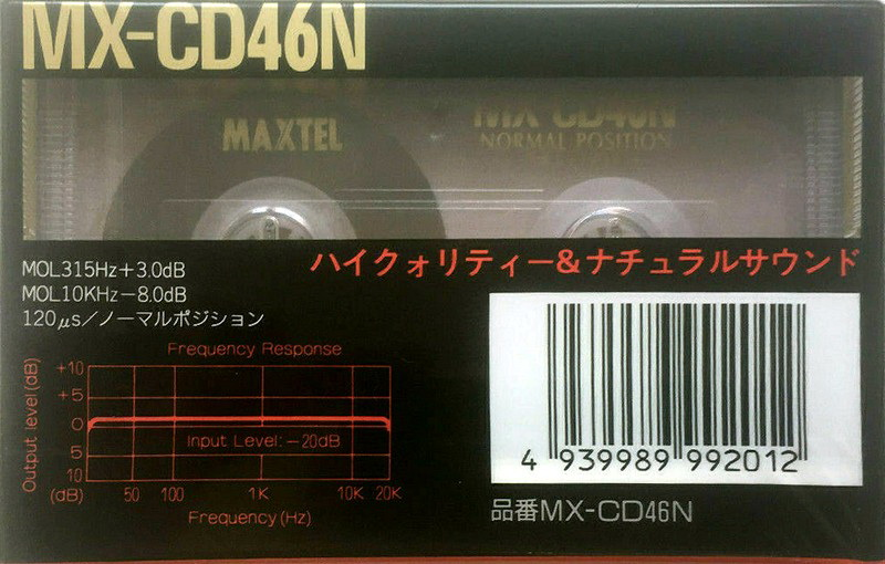 Compact Cassette: Unknown Maxtel -  46