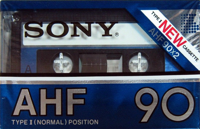 Compact Cassette Sony AHF 90 Type I Normal 1982 Japan