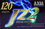 Compact Cassette AXIA J`z 2 120 "JZ2B 120" Type II Chrome 1993 Japan