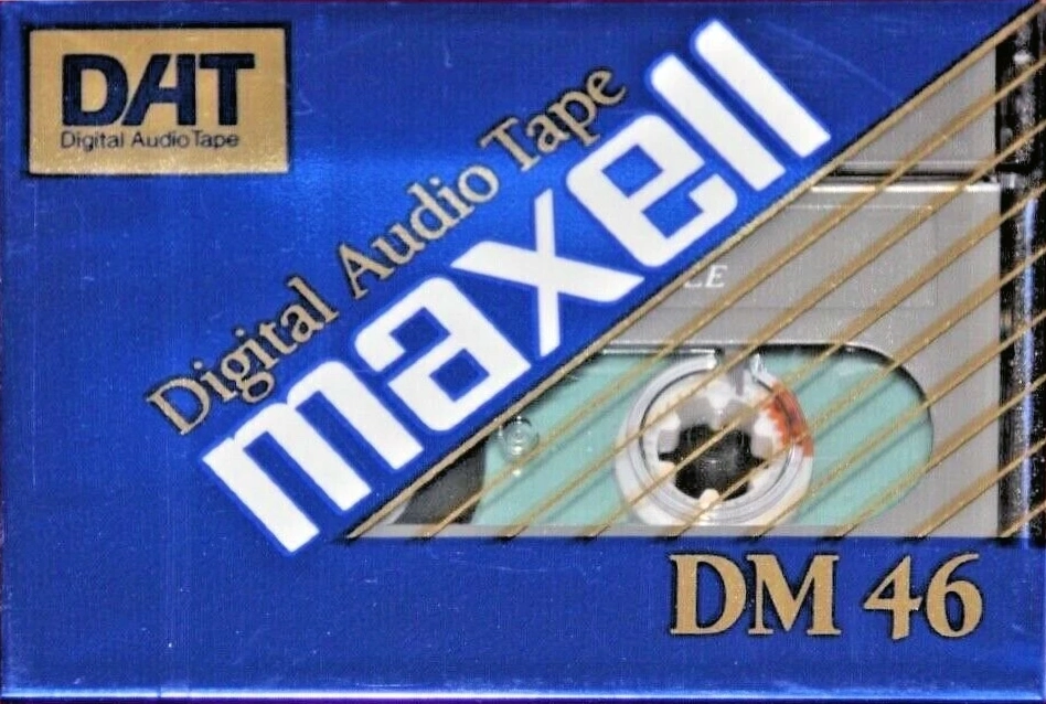 Digital Audio Tape Maxell 46 Type IV Metal 1989 USA
