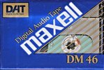 Digital Audio Tape Maxell 46 Type IV Metal 1989 USA