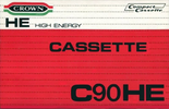 Compact Cassette Crown / Crown Radio Corporation HE 90 Type I Normal Japan