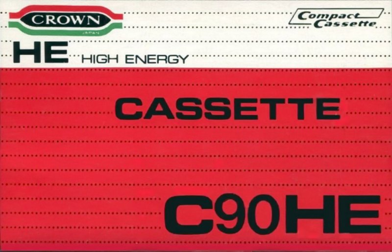 Compact Cassette:  Crown - HE 90