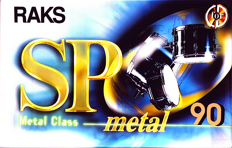 Compact Cassette RAKS SP Metal 90 Type IV Metal 1996 Europe