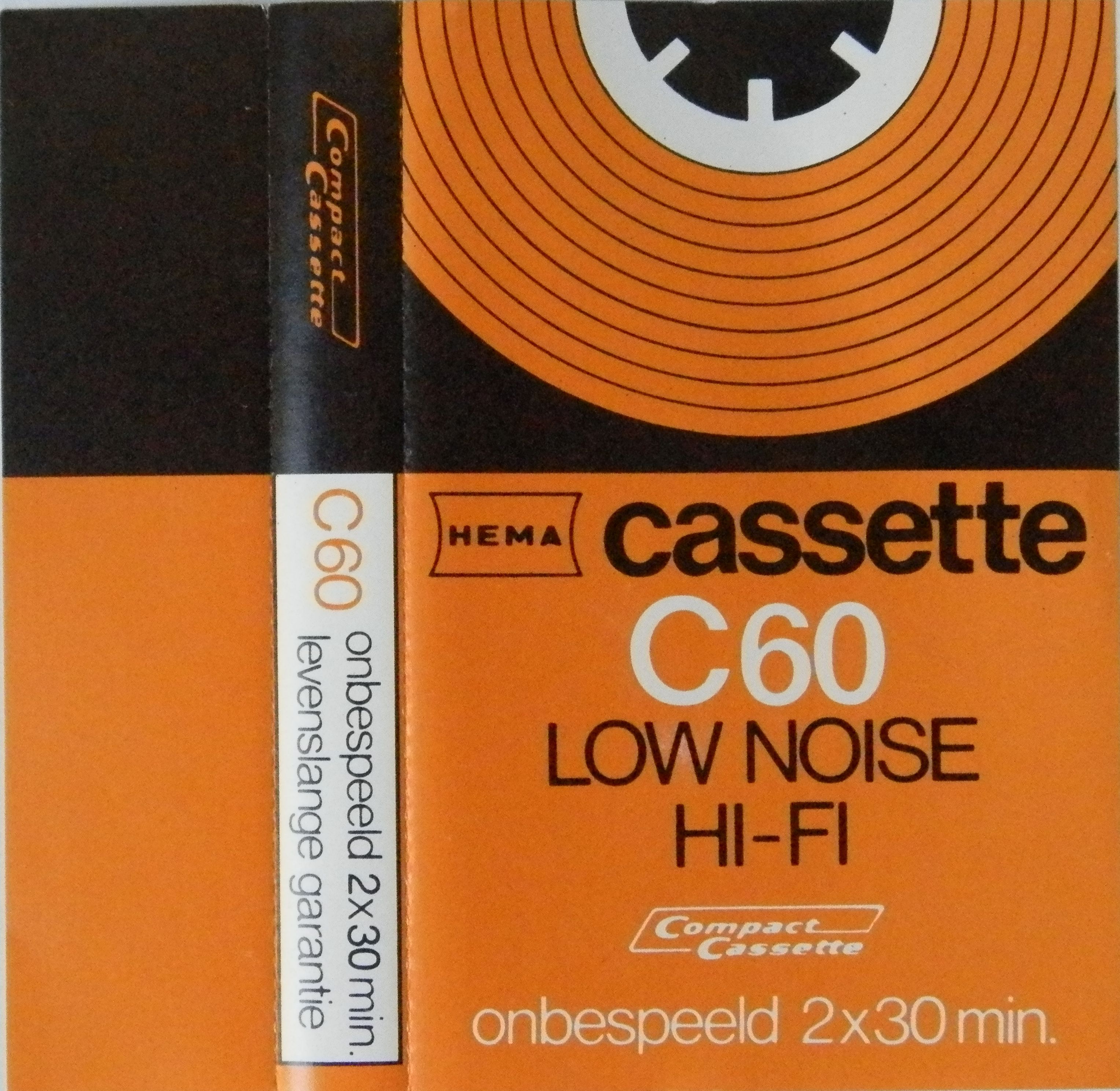 Compact Cassette Hema 60 Type I Normal 1978 Netherlands