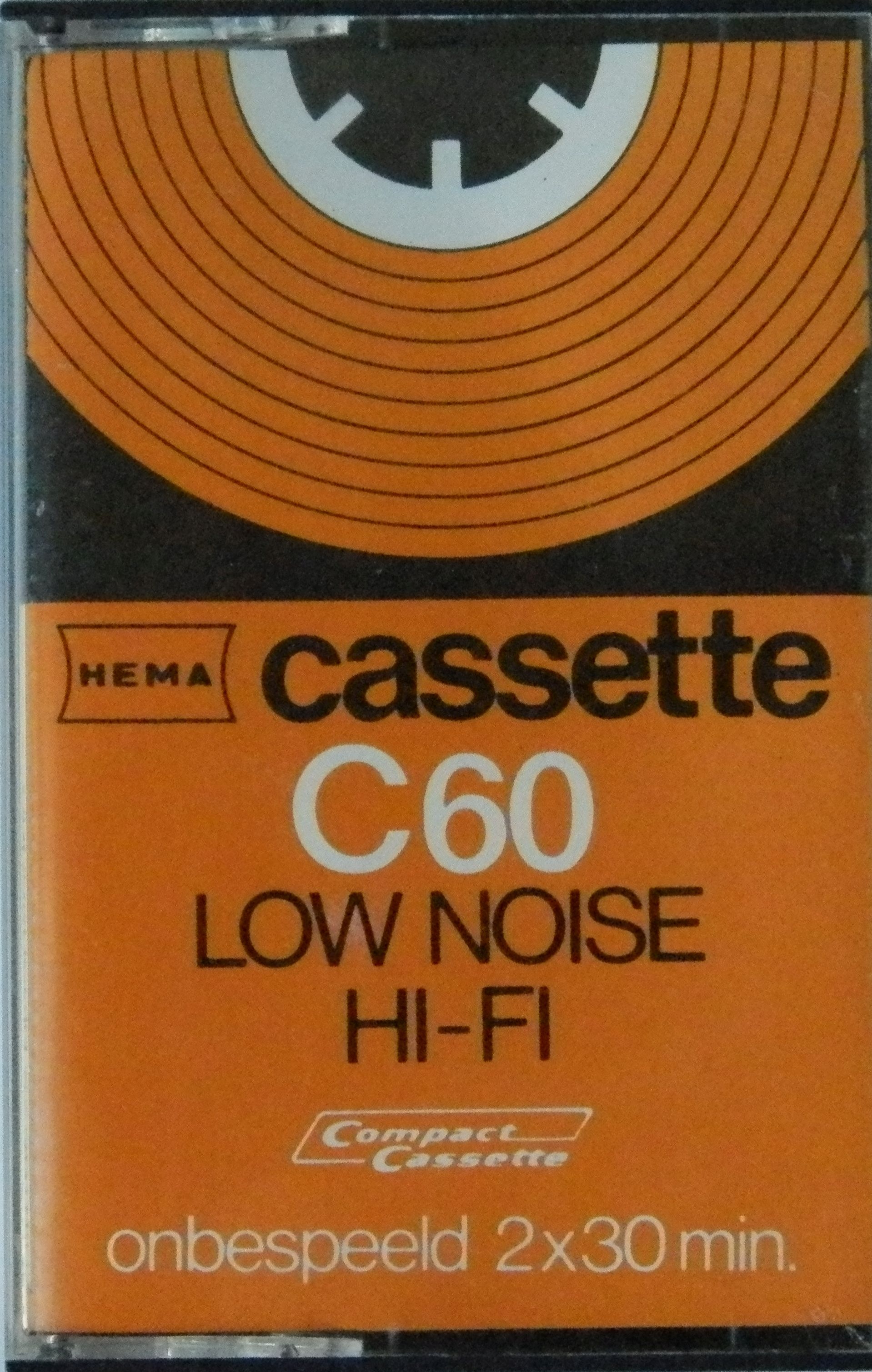 Compact Cassette Hema 60 Type I Normal 1978 Netherlands