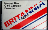 Compact Cassette Britannia 60 Type I Normal Hong Kong