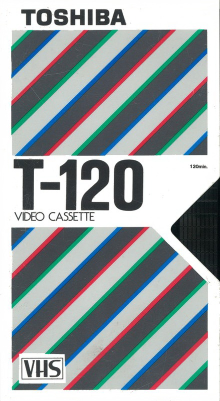 VHS, Video Home System Toshiba 120 Type I Normal USA