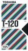 VHS, Video Home System Toshiba 120 Type I Normal USA