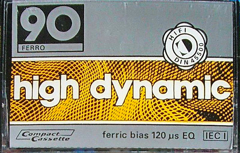 Compact Cassette Polimer 90 "high dynamic" Type II Chrome Hungary