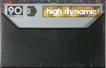 Compact Cassette Polimer 90 "high dynamic" Type II Chrome Hungary