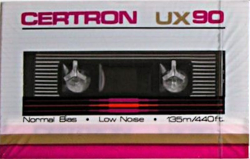 Compact Cassette Certron UX 90 Type I Normal USA