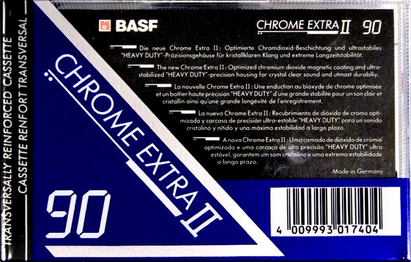 Compact Cassette: BASF  - Chrome Extra II 90