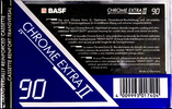 Compact Cassette BASF Chrome Extra II 90 Type II Chrome 1992 Europe