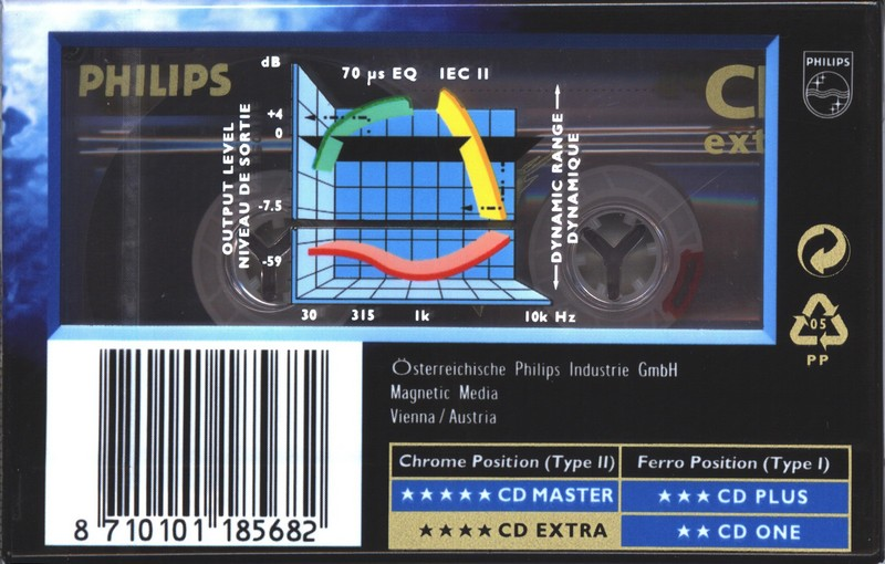 Compact Cassette: Philips  - CD Extra 60