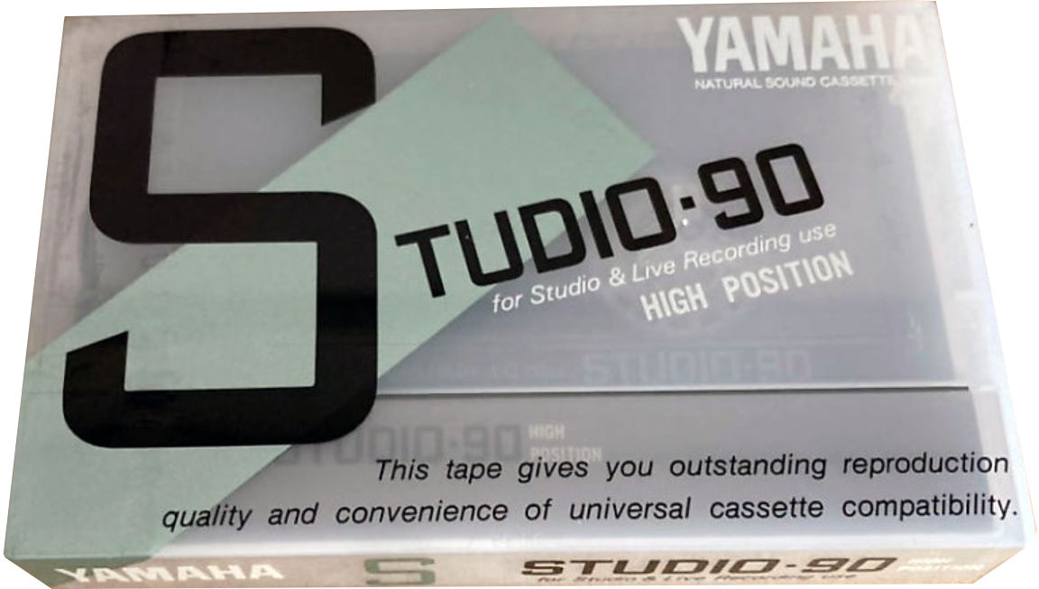 Compact Cassette Yamaha Studio 90 Type II Chrome 1986 Japan