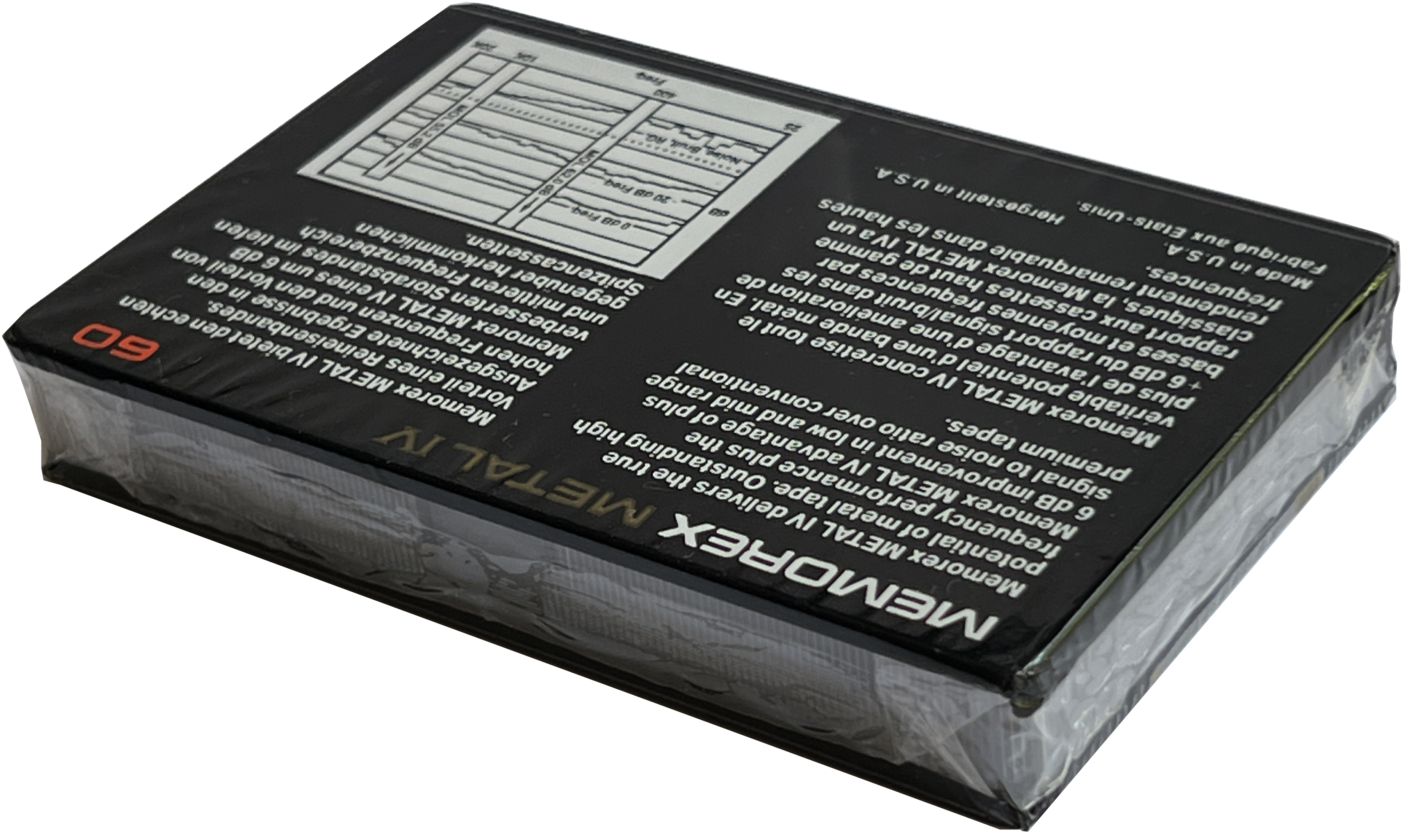 Compact Cassette Memorex Metal IV 60 Type IV Metal 1982 Europe