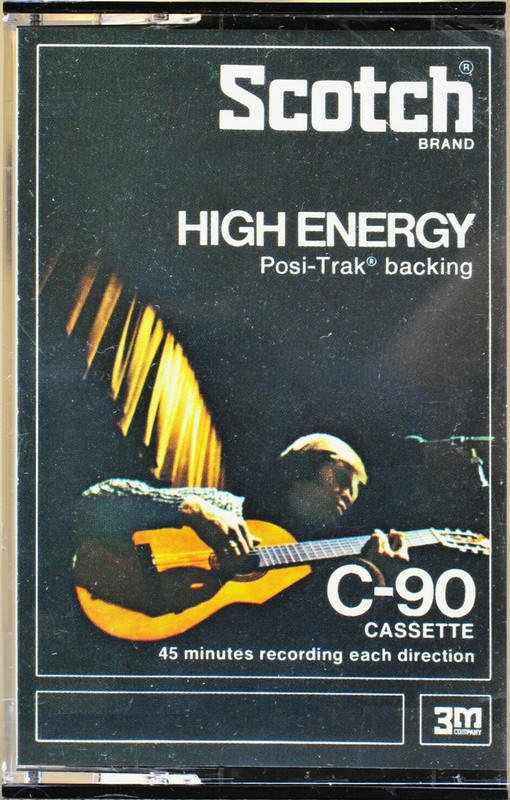 Compact Cassette Scotch High Energy 90 Type I Normal 1973 Japan
