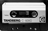 Compact Cassette Tandberg 60 "C-60XD" Type II Chrome 1975 Worldwide