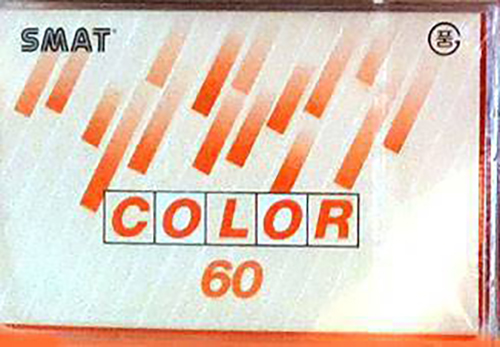 Compact Cassette Smat Color 60 Type I Normal 1986 South Korea