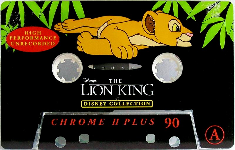 Compact Cassette BASF Chrome II Plus 90 "The Lion King Edition I" Type II Chrome 1995 Europe