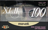 Compact Cassette Maxell XLII 100 Type II Chrome 1990 Japan