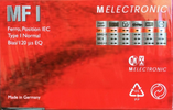 Compact Cassette Melectronic MF I 90 Type I Normal 1990 Switzerland