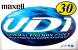 Compact Cassette Maxell UDI / UD1 30 "UD1-30L" Type I Normal 1997 Japan