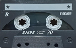 Compact Cassette Maxell UDI / UD1 30 "UD1-30L" Type I Normal 1997 Japan