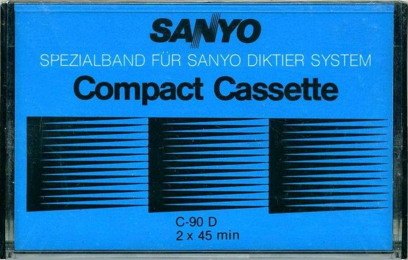 Compact Cassette Sanyo D 90 Type I Normal 1980 Europe