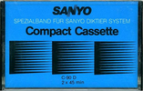 Compact Cassette Sanyo D 90 Type I Normal 1980 Europe