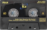 Compact Cassette Fuji K2 60 "KII" Type II Chrome 1998 Europe