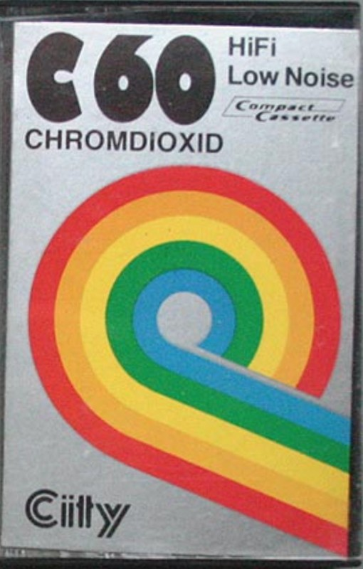 Compact Cassette City 60 Type II Chrome 1977 Europe