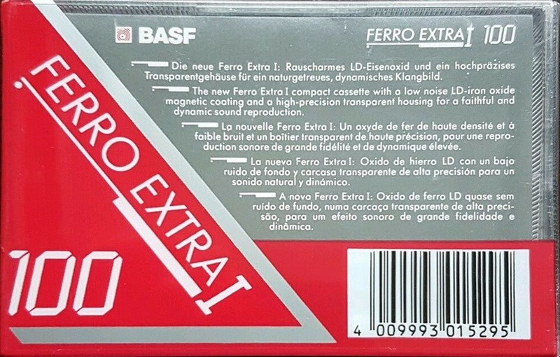 Compact Cassette: BASF  - Ferro Extra I 100