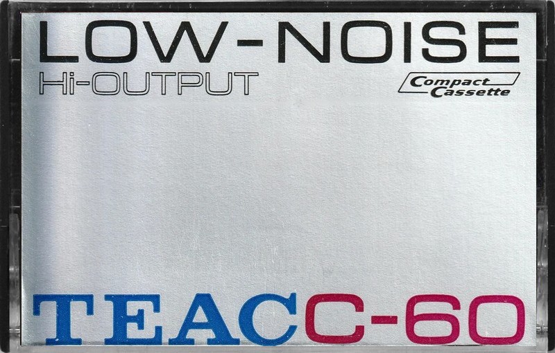 Compact Cassette: Unknown Teac -  60