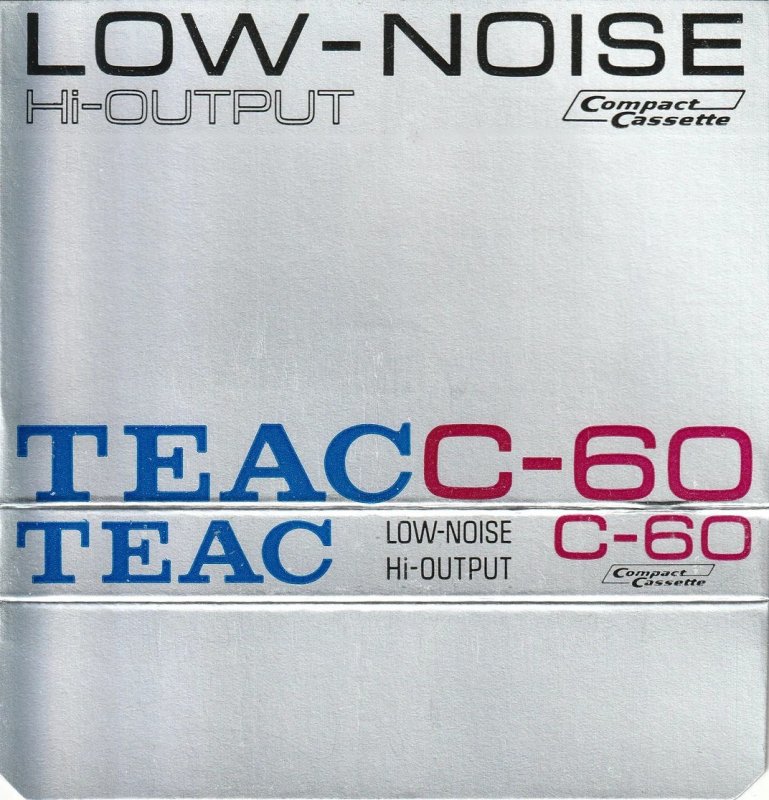 Compact Cassette: Unknown Teac -  60